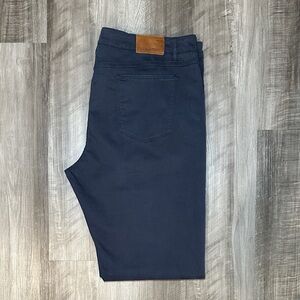 Bugatchi Loden Modal Blend Midnight Straight Leg Pants - 42x34